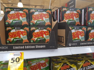 Arnott's BBQ Shapes 145g (Xbox Limited Edition) $0.50 @ Coles