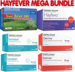 140x Cetirizine + 140x Loratadine + 140x Fexofenadine (Short + Long Dated) $49.99 Delivered @PharmacySavings