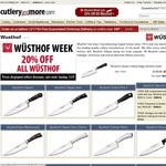 CutleryAndMore.com - 20% off All Wusthof