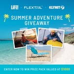 Win a Beach Furniture + Accessory Prize Pack Valued over $1,000 from Life! + Klymit Australia + Flextail Australia