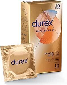 Durex Invisible Wide Fit Condoms (Pack of 10) $5.25 ($4.72 S&S) + Delivery ($0 with Prime/ $59 Spend) @ Amazon AU