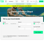 20% off Travel Insurance @ Travel Insurance Direct