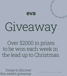 Win an 1 of 4 Weekly Prizes (inc. $1,000 Eva Gift Cards, Lamps, etc...) from Eva + Robert Gordon + Habitus