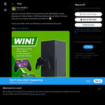 Win an Xbox Series X 2TB Galaxy Black Special Edition Console and 2 Cipher Series Elite Controllers from Xbox ANZ