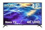 Kogan 43" LED 4K Smart Roku TV - R95T $319 ($299 with FIRST) Delivered @ Kogan