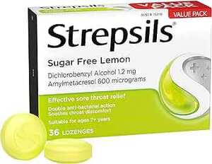 Strepsils Sugar Free Lozenges (36 Pack) $6.25 (S&S $5.62) + Delivery ($0 with Prime/ $59 Spend) @ Amazon AU