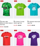 Up to 60% BBL Tees & Caps Sale Assorted Teams Tees from $14.95 (was $39.95) + $9.95 Delivery ($0 Perth C&C) @ JKS