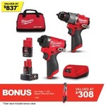 Milwaukee M12 2 Piece Combo Kit + Bonus 3/8" Impact Rachet + $100 Store Credit - $529 Shipped @ TotalTools / Sydney Tools