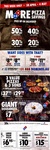 50% off Premium Pizzas, 40% off Traditional, 30% off Value Max, 20% off Value @ Domino's