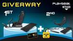 Win 1 of 2 Playseat Racing Sim Seats + 10-Slot Multiplayer Server (90 Days) + Merch from Nitrado + Playseat