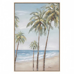 70% off Wall Art: Coastal Palms Acrylic Painting or 3D Plaster Painting $89 (Was $299) + $12.10 Del ($0 with $99 Order) @ VeeArt