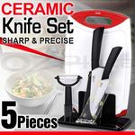 5 Piece Ceramic Knife Set $29.90 Free Shipping