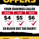[QLD, NSW, SA, VIC] Ongoing App Only Offers $4 on Monday's $5 on Tuesday's and $6 on Wednesday's @ Carl's Jr