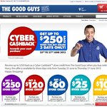 Up to $250 Store Credit from The Good Guys When You Buy Online between 25th and 27th June