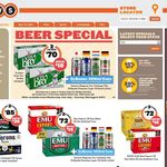 Tooheys Extra Dry 2 Cases for $70 (save $18)  + U pick 2 X 500ml Bonus Cans of Imported Beer WA