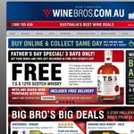Winebros Free Bottle TSS 12yr Scotch Value $45 with Any Dozen Wines and Free Delivery