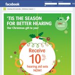 Receive 10% off Hearing Aids