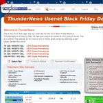 Thundernews + OctaneVPN Usenet $US/M Unlimited$6, 75G $5, 10G+Unlim VPN $5, Unlim Usenet+VPN $10