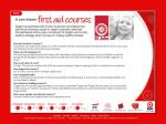 FREE St John Kidsafe First Aid Courses (4hr course + lunch) - RRP $125