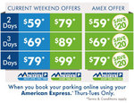$20 off Melbourne Airport Short-Term Carpark Prepaid up to 4 Days Using AmEx. Thurs-Tues Only