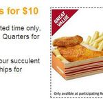 Red Rooster - Two Classic Quarters for $10