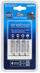 Eneloop QUICK CHARGER + 4x AA Batteries $29.99 at Masters