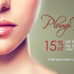 15% off for All Lips Beauty Products + FREE SHIPPING @ Cosme-de.com.au (Minimum $70 Spend)