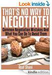 FREE eBook- That's No Way to Negotiate! - Common Negotiation Mistakes and What You Can Do to Avo