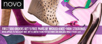 Novo Ladies Shoes from $23 ($13 with Code BDAY) Delivered + FREE 5 X Knee High Stockings @ COTD