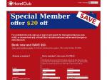 Special Member Offer: Spend $350 or more and get $30 off at HotelClub.com.au