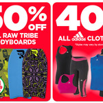 40% of Adidas Clothing @ Amart Sports in-Store Today Only