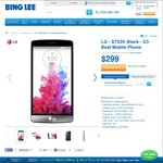 LG - D722K Black - G3 Beat Mobile Phone $299 at Bing Lee