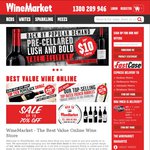 WineMarket $20 off Voucher - Today Only. $70 Min. Spend Excluding Freight