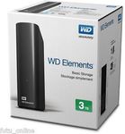 WD Elements 3TB (3.5" USB 3.0 Ext. HDD Windows/Mac) $119.20 @ Futu_online eBay