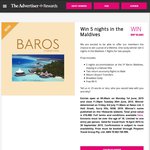 Win a Trip for 2 to The Maldives (RRP $10,880) from Plus Rewards