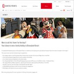 Win a Family Holiday to Disneyland, 1 of 10 Luggage Sets - Earn Qantas Frequent Flyer Points