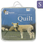 Living at Home 500gsm Wool Quilt with Cotton Japara Cover - $54.95 + Shipping @ CrazySales.com.au