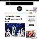 Win 1 of 2 Double Passes to Lord of The Dance, September 29, Arts Centre Melbourne (Worth $179)