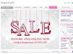 Further 50% off The Marked Price at Oroton Harbour Town (QLD)
