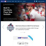 Major League Baseball Streaming - MLB.TV Premium - $10 USD ( ~$14 AUD), Was $35 AUD