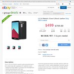 LG G4 $499 (Grey Import) @ Kogan eBay Group Buy