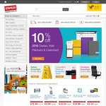 Staples - Save $10 With $65 Spend Includes Free Delivery