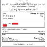 Sony MDR-100AAP (H.ear on) Black Headphones - $139.30 - Dick Smith Macquarie Centre NSW