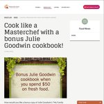 [WA] FREE Julie Goodwin's "My Family Table" Cookbook with $50 Fresh Food Spend @ Midland Gate