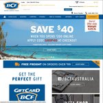 BCF - Take $40 off over $200 spend