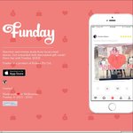 $50 Myer or David Jones Gift Card for $35 + 1000 Funday Reward Points @ Funday (iOS Only)