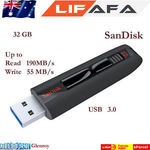 SanDisk Extreme 32GB CZ80 USB 3.0 Flash Drive 245 MB/s $26.39 Delivered or Make an Offer @ Lifafa (eBay)