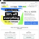 20% off Everything @ ASOS (Inc. Sale Items)