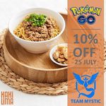 10% Discount for All TEAM MYSTIC Members [Day 1 - Pokemon GO Week] @ Kaki Lima (Melbourne)