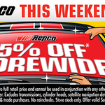 25% off Storewide This Weekend @ Repco